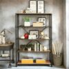 Itzel - Bookshelf - Gray / Oak - Image 6