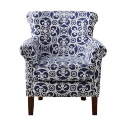 Brooke - Tight Back Club Chair With High Density Foam Cushion - Navy