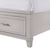 King X Storage Bed - Gray - Image 4