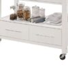 Ottawa - Kitchen Cart - Stainless / White - Image 5