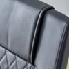Modern Chic Dining Chairs With Padded Seat In Metal Legs Design For Versatile Room Use (Set of 6) - Black - Image 8