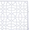 Outdoor & Indoor Metal Privacy Screen Freestanding Decorative Privacy Screen - White - Image 7
