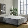 10" California King Mattress With Gel Memory Foam 884 Pocketed Coil - White / Gray - Image 2