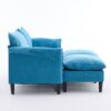 Convertible Combination Sofa, Sofa U Shaped, Sofa With Footstools With Storage Sofa For Living Room, Living Room 2 Seater Combination Sofa - Blue - Image 10