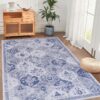 Maval - 3' X 5' Washable Area Rug - Blue - Image 2