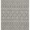 Sunshine - 2'7" X 7'3" Indoor, Outdoor, Polypropylene Area Rug - Silver - Image 2