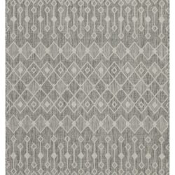 Sunshine - 5'3" X 7'3" Indoor & Outdoor Area Rug Polypropylene - Silver
