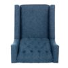 Manual Wing Chair Recliner - Blue - Image 12
