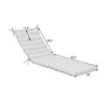 2 Piece Outdoor Chaise Lounge Cushion Set, Replacement Cushions For Patio Furniture - Khaki - Image 3