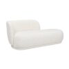 Aire - RAF Modern Rounded Chaise Lounge - Ivory White - Image 4
