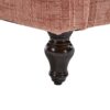 Modern Chenille 2 Seater Sofa With LED Light, USB Port, And Storage Bag - Pink - Image 26
