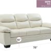 Marta - Sofa - Pearl - Image 4