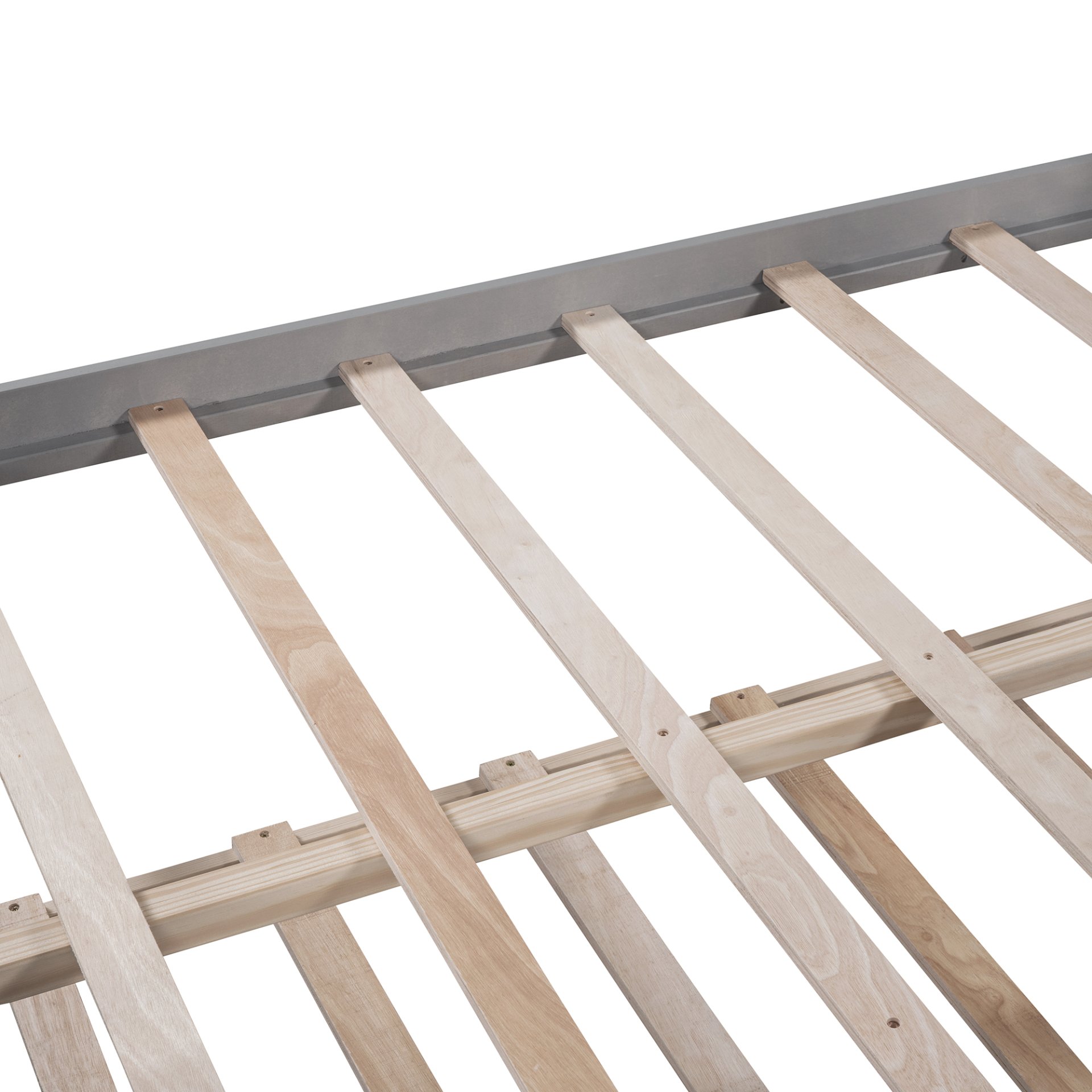 Full Size Daybed With Twin Size Trundle And Drawers - Gray - Image 12