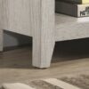 Benito - Wide TV Stand With Open Shelves And Cable Management - Dusty Gray - Image 3