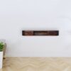 Lunar - 2 Drawer Floating Console - Chestnut - Image 11