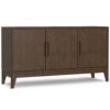 Harper - 3 Door Sideboard Buffet / Storage Cabinet - Walnut Brown - Image 3
