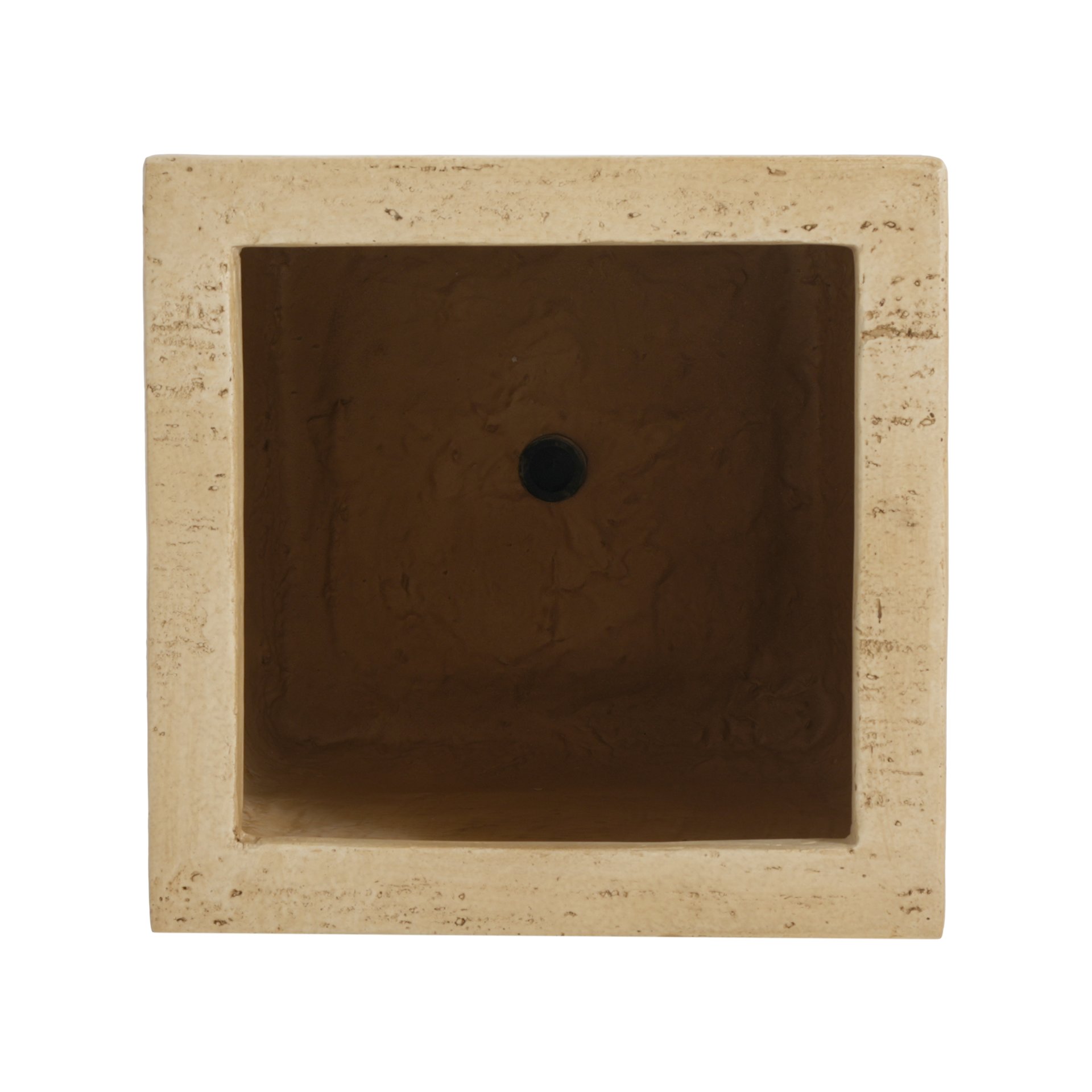 Handmade Planter Box, Travertine - Antique Brown - Image 7