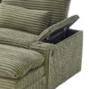 Convertible Loveseat Sofa With Storage And USB Ports - Green - Image 12