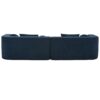 Boneless - Couch Modular Sectional Sofa With Deep Seating And Curved Design - Blue - Image 17