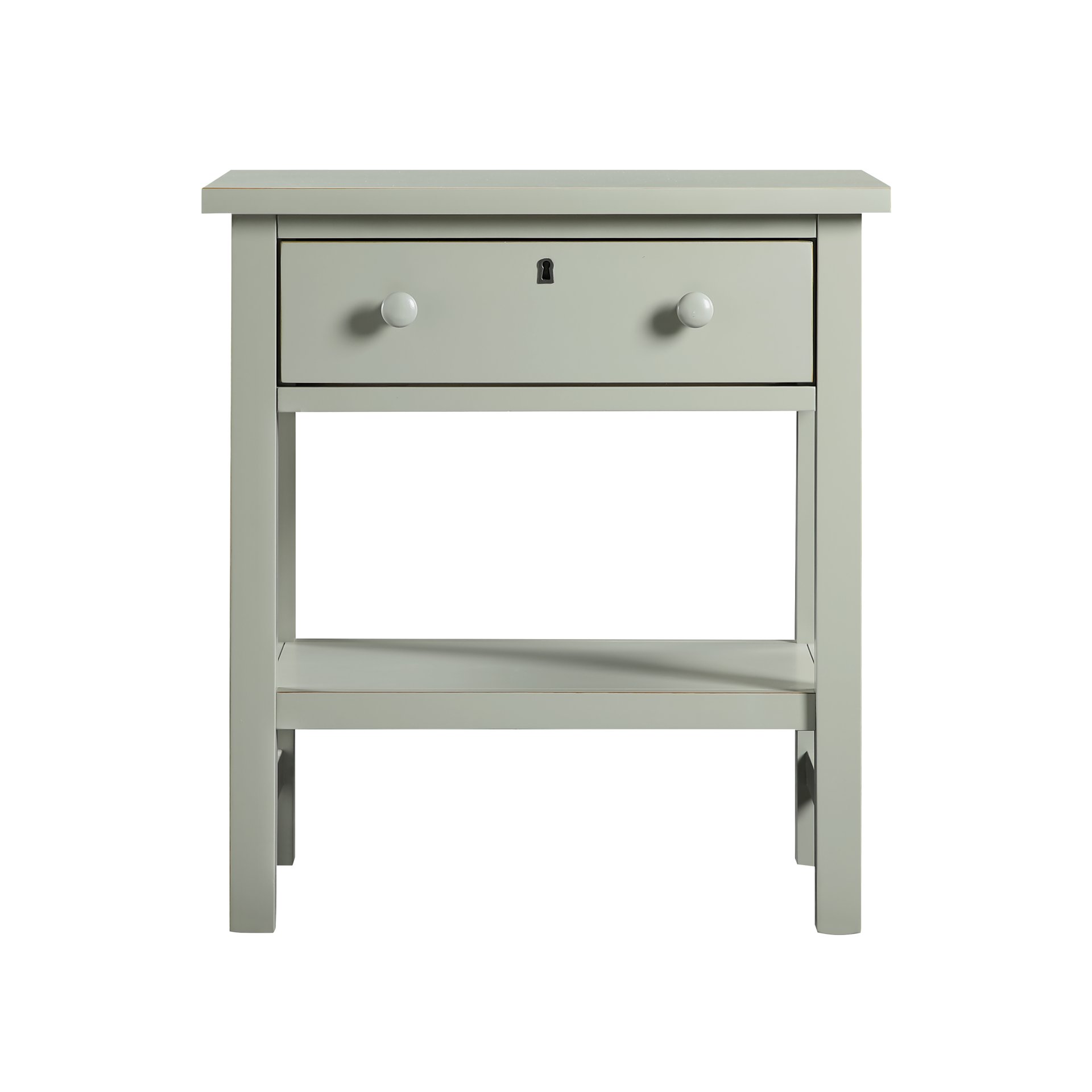 Finley - 1 Drawer Storage Nightstand - Antique Gray - Image 4