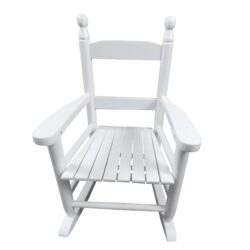 Children's Rocking Chair Indoor Or Outdoor, Suitable For Kids, Durable - White