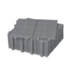 Interlocking Deck Tiles Plastic Waterproof Outdoor All Weather Anti-Slip Bathroom Shower Balcony Porch Strong Weight Capacity Upto 6613 Lbs, Rosette Pattern Pack Of 12 - Gray - Image 22