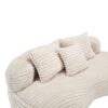 Bean Bag Sofa Lazy Sofa Comfort Lounger High Back Chair For Adults And Kids, Indoor & Outdoor - Beige - Image 26
