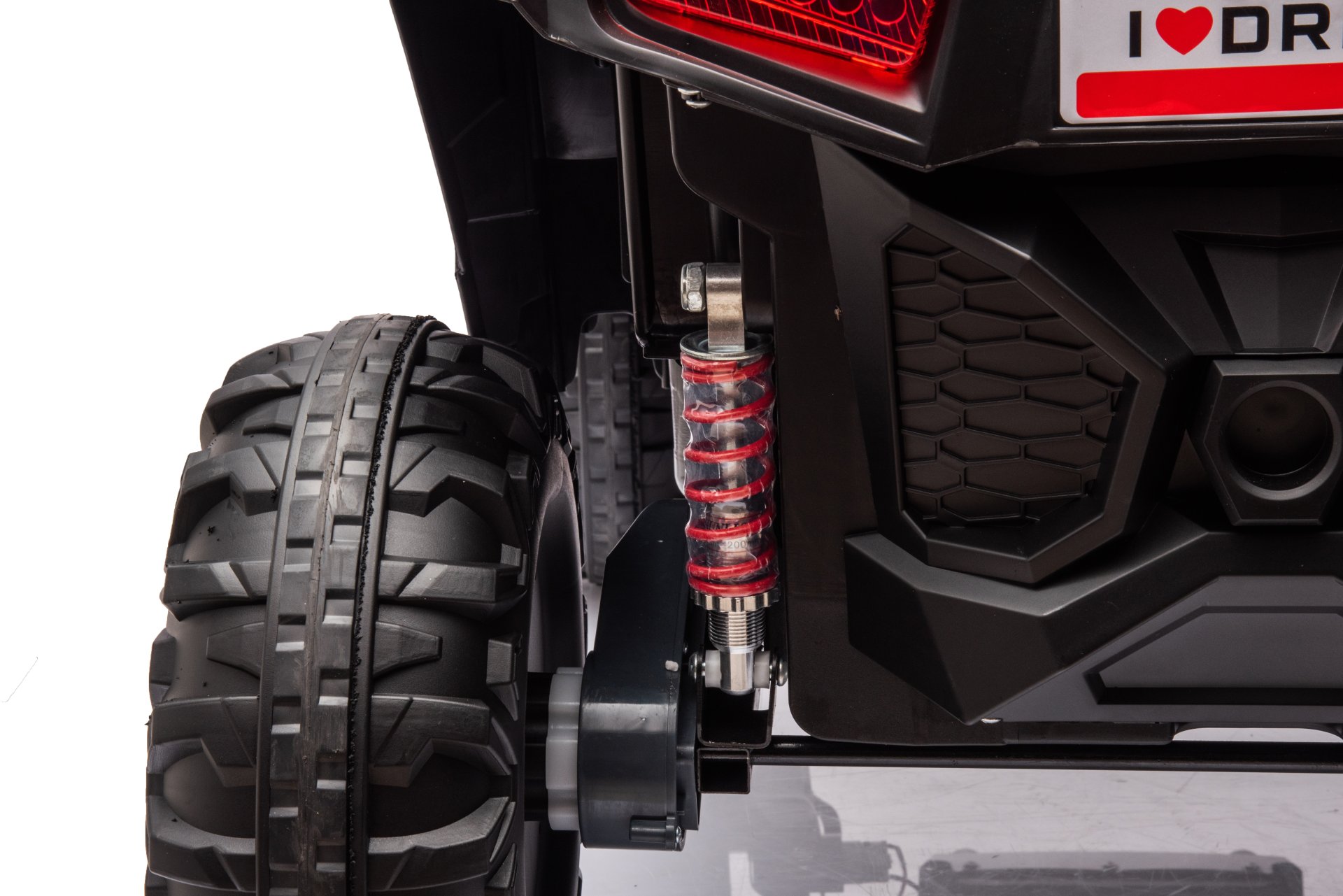 12V7A*1 30W*4 Four-Wheel Drive Leather Seat One Button Start, Forward And Backward, High And Low Speed, Music, Front Light, Power Display, Two Doors Can Open, 2.4G R / C, Seat Belt Four Wheel Absorber - Black - Image 21