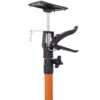 2 Pack Adjustable Steel Support Pole System For Drywalls And Cabinets, Extends 45 To 114", With Carry Bag - Black / Brown - Image 8