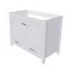 42" Bathroom Vanity Base With Doors And Drawer - White - Image 2