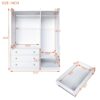 Open Wardrobe Storage For Bedroom - White - Image 29