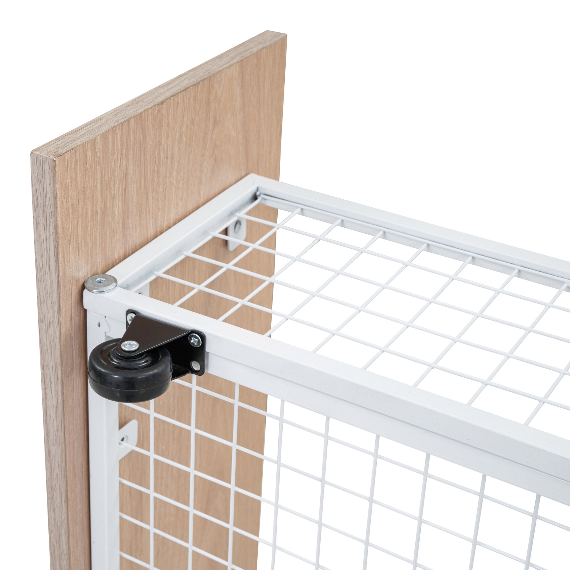 Full Over Twin & Twin Triple Bunk Bed With Drawers, Multi-Functional Frame With Desks And Shelves In The Middle - White - Image 12