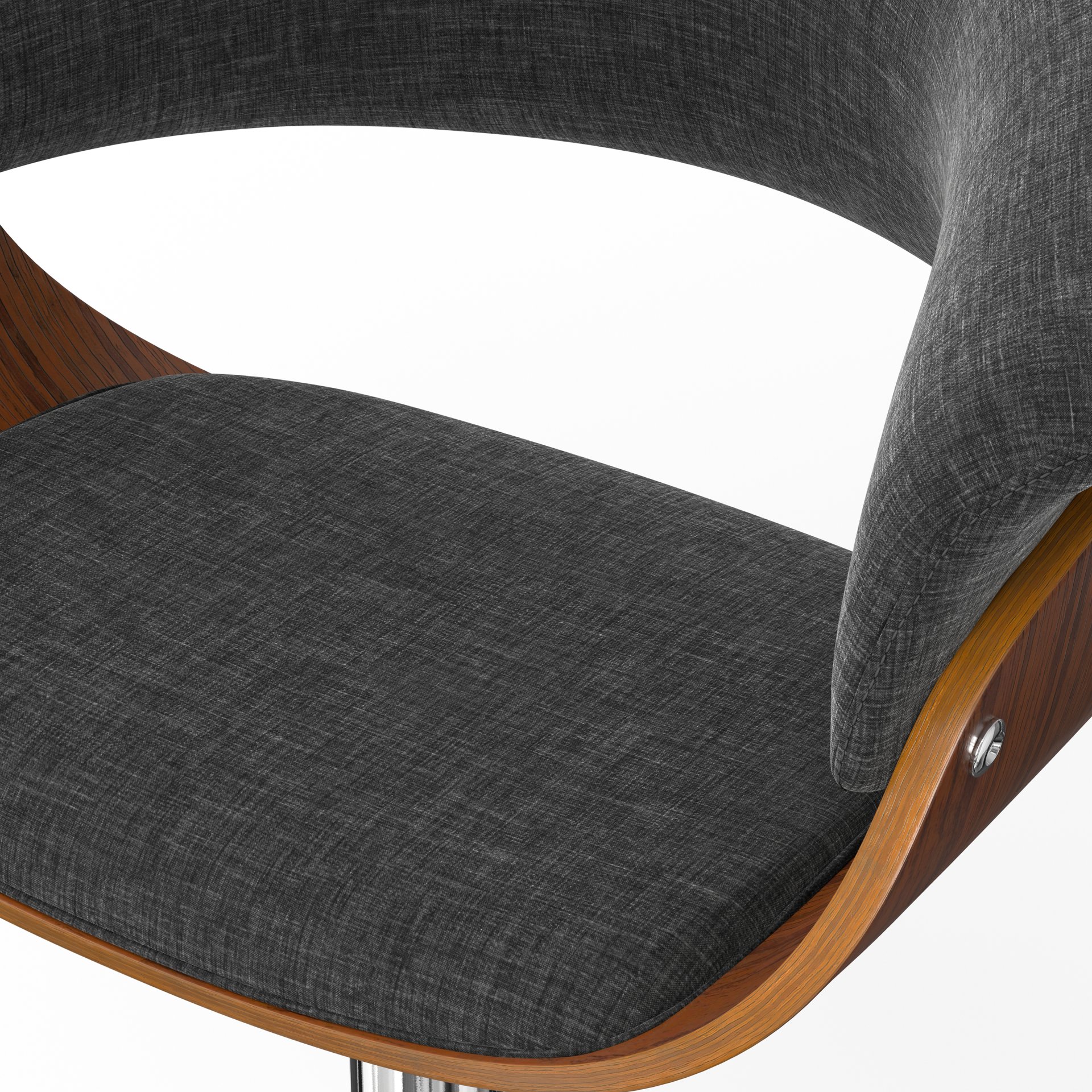 Sheldon - Adjustable Swivel Bar Stool - Charcoal Gray - Image 7