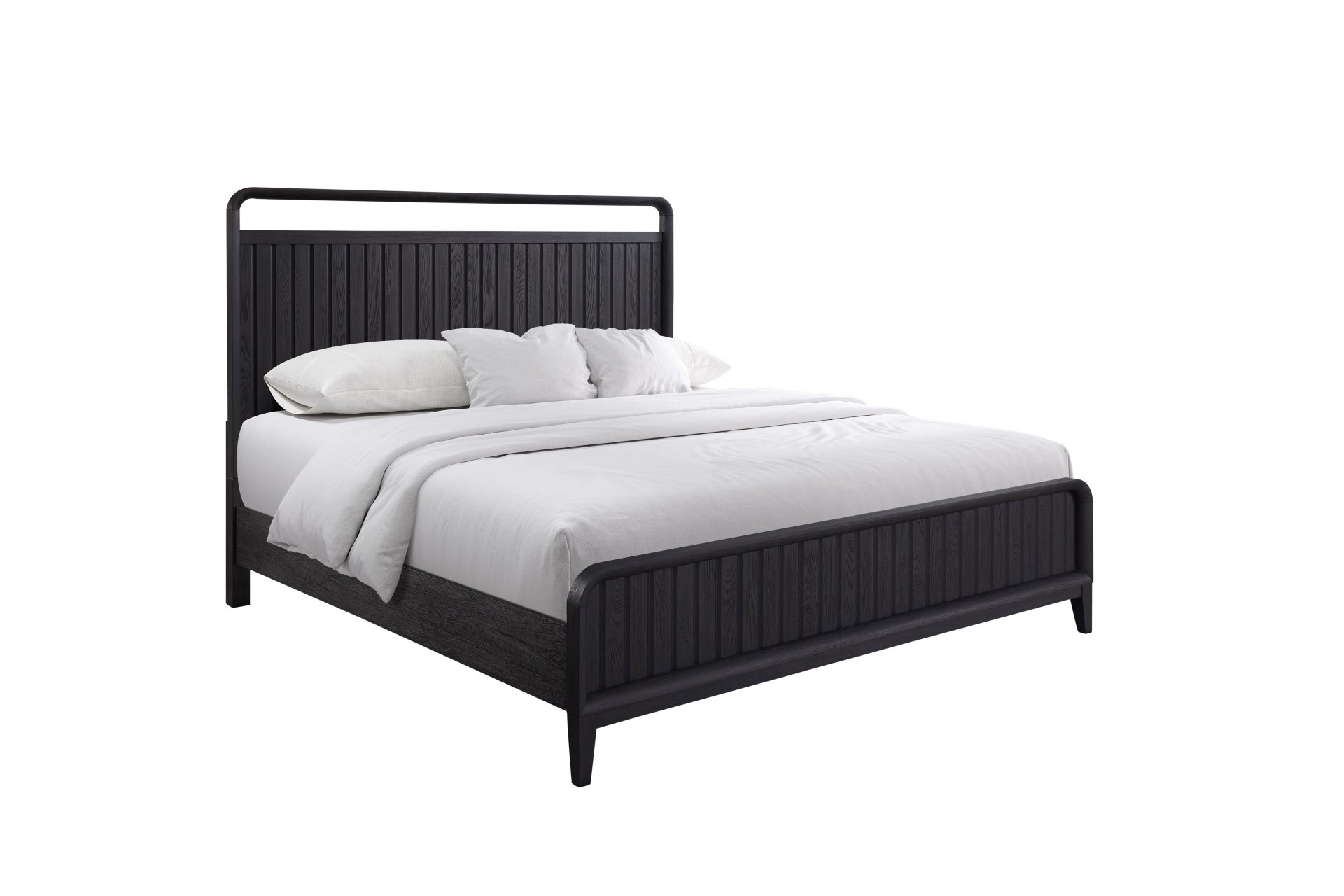 King Open Panel Bed - Black - Image 6