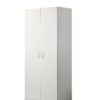 Michael - Double Door Wardrobe Cabinet Armoire With Shelf And Hanging Rod - White - Image 8
