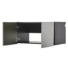 Astro Series - Metal Wall Storage Cabinet With Soft Closing Drawers - Metallic Gray - Image 10