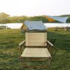 Comfy Foldable And Portable Chair With Armrests, Indoor And Outdoor (Set of 4) - Brown - Image 2