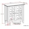 Acadian - Low Storage Cabinet - Brunette Brown - Image 8