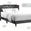 Deb - Queen Bed - Cappuccino - Image 8