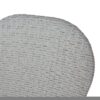 Outdoor Rattan And Aluminum Armless French Bistro Chairs (Set of 2) - Dark Gray - Image 12