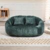 Bean Bag Sofa Lazy Sofa Durable Comfort Lounger High Back Chair For Indoor & Outdoor Use - Emerald - Image 15