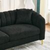 Loveseat Sofa For Living Room And Bedroom - Black - Image 8