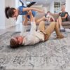 Payas - 2' X 8' Traditional Runner Rug - Cream / Anthracite - Image 3