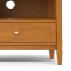 Warm Shaker - Low TV Media Stand - Light Brown - Image 9