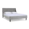 Aspen - Queen Vertical Tufted Modern Headboard Platform Bed Set - Opal Gray - Image 19