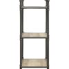 Itzel - Antique Bookshelf - Gray / Oak - Image 11