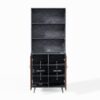 Accent Storage Cabinet With Doors, Bar Cabinet Buffet Cabinet With Storage For Living Room, Hallway, Kitchen - Brown / Light Gray - Image 8