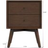 Caroline - Night Stand 2 Drawer - Dark Brown - Image 13