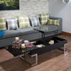 Calmam - High Gloss Coffee Table With Lift Top - Black - Image 8