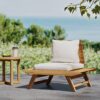 Sedona - Outdoor Club Chair With Slatted Design - Teak - Image 5
